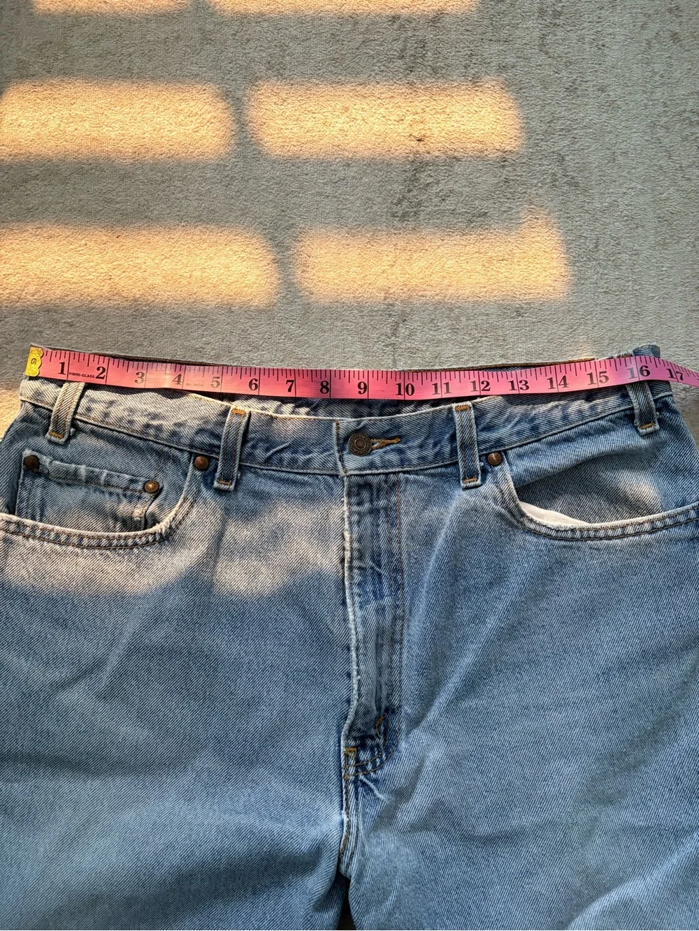 Vintage Levi's Light Blue Jeans - rare back light tag, perfectly faded and worn